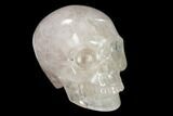 Realistic, Polished Brazilian Quartz Crystal Skull #151083-1